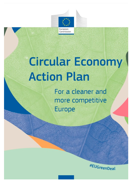Cover of the European Commission's circular economy action plan, “For a cleaner and more competitive Europe”
