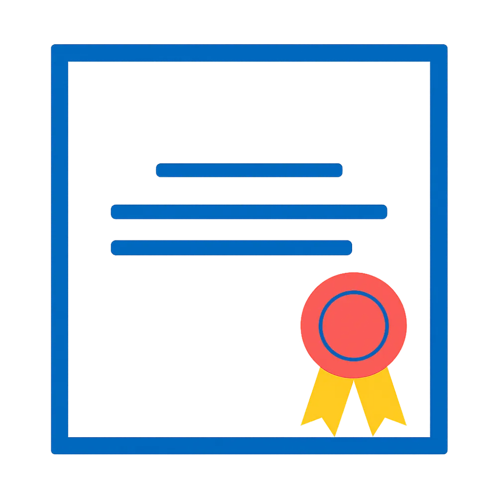Certified training with a ready-made diploma