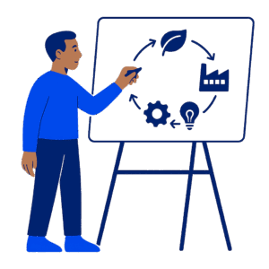Formateur en économie circulaire pour les entreprises.