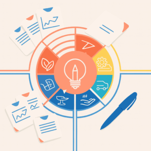 Image représentant le Value Chain Canvas, créé par Circulab